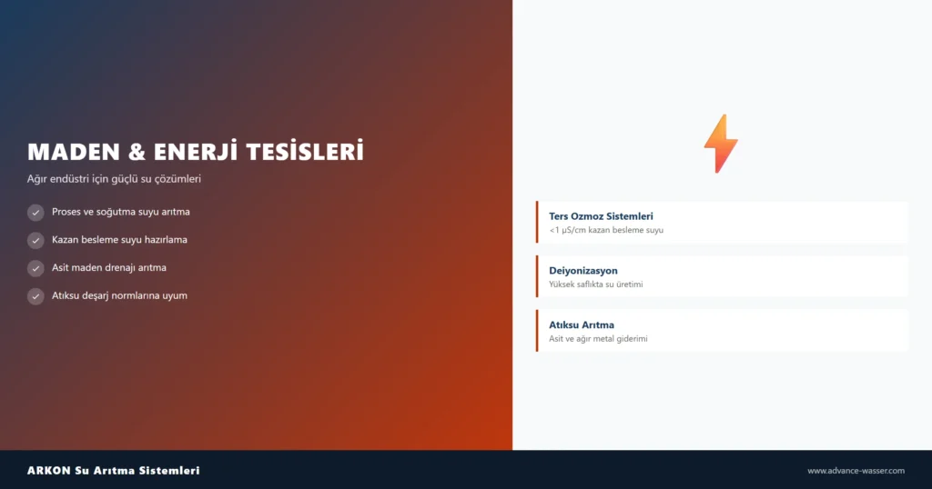 Maden ve enerji tesisleri