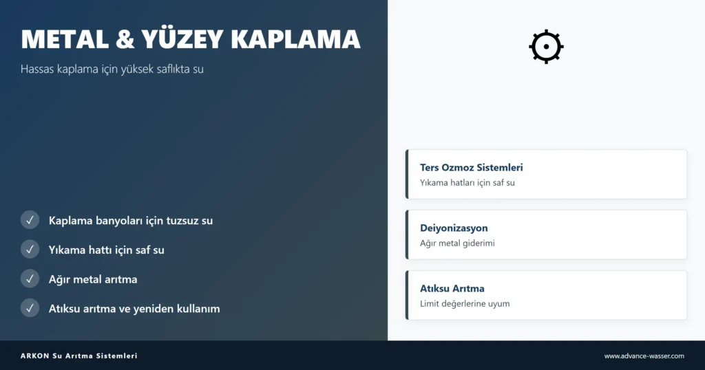 Metal ve yüzey kaplama tesisleri
